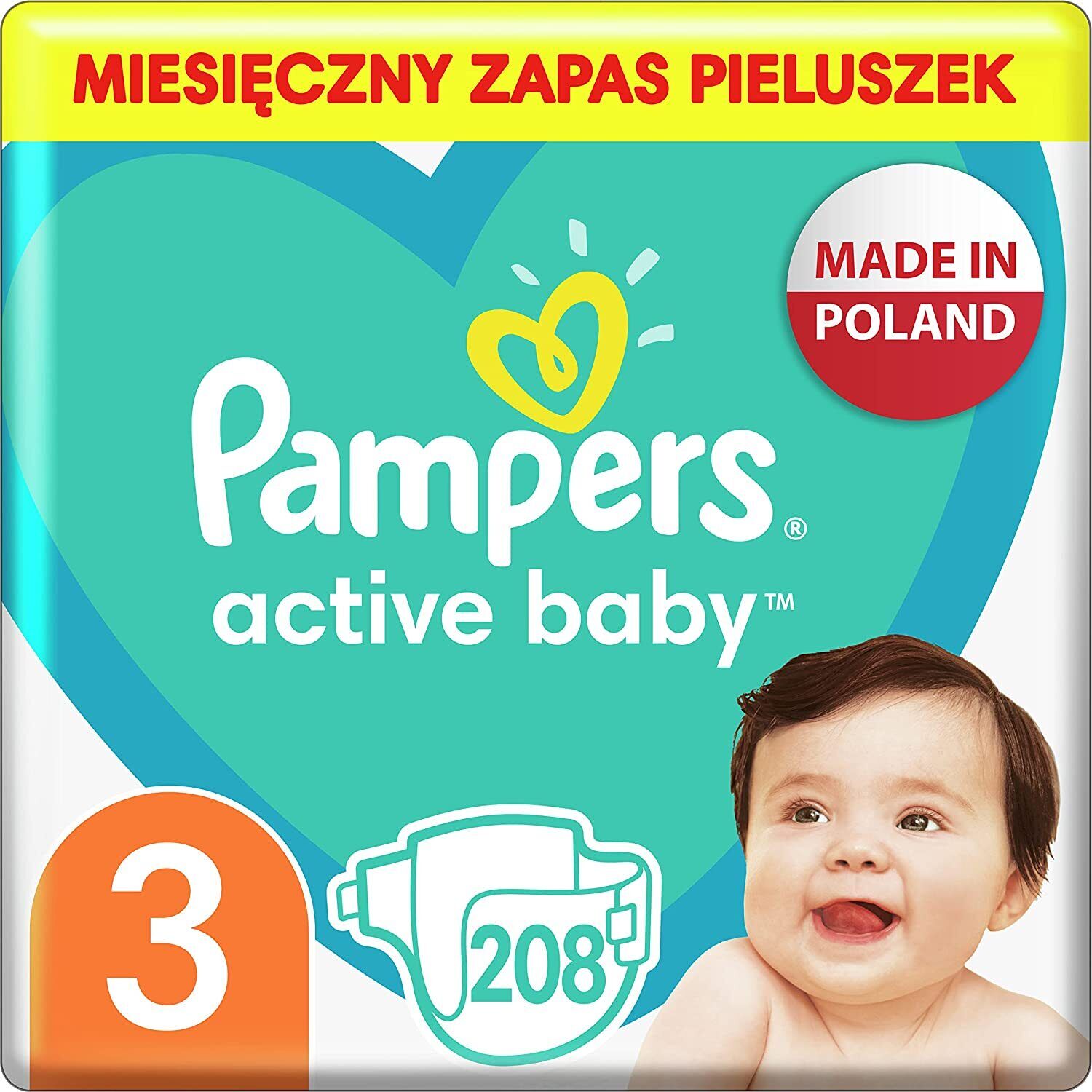 pampers active baby dry 3 208