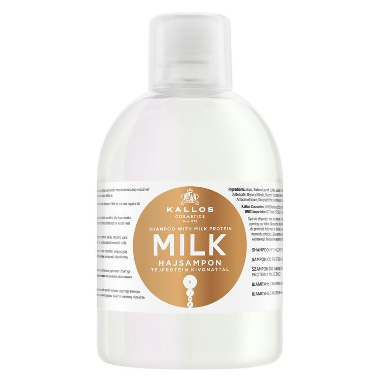 kallos latte szampon mleczny z proteinami wizaz
