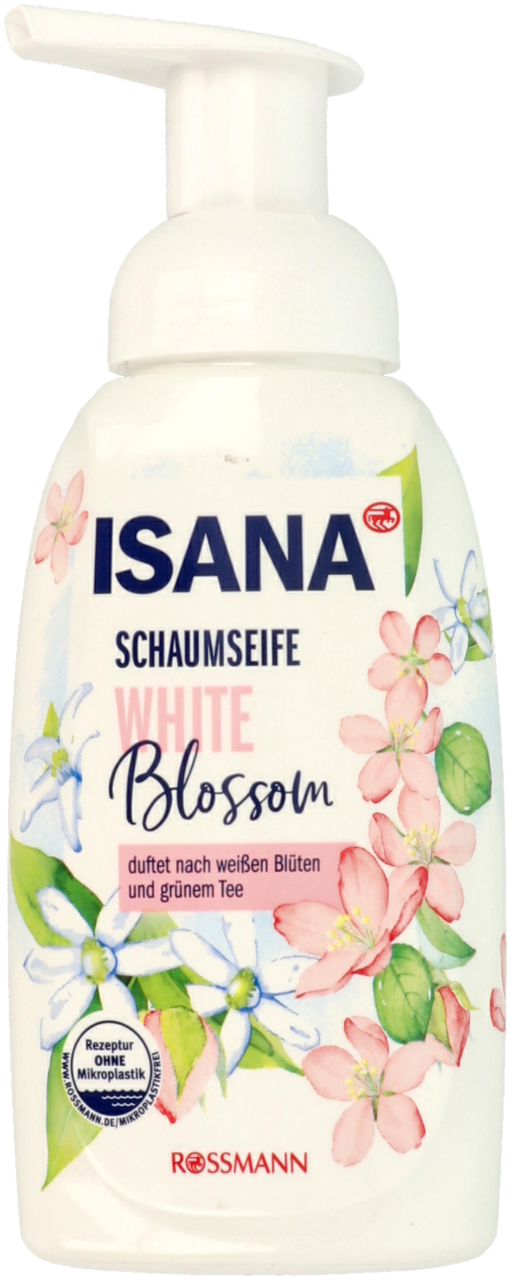 isana myjąca pianka do twarzy white blossom