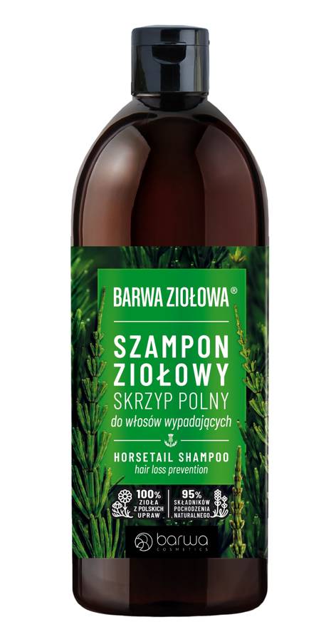 barwa ziołowa szampon skrzyp polny do włosów wypadających 250ml