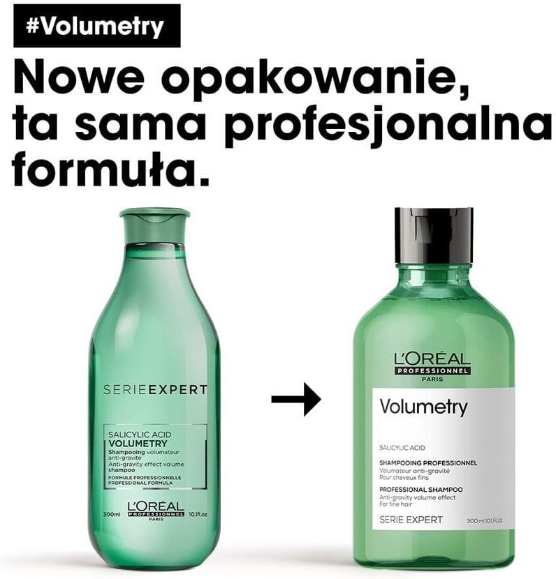 loreal volumetry szampon włosy cienkie i delikatne 300m