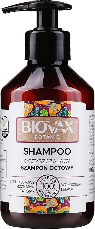 biovax botanic micelarny szampon oczyszczający