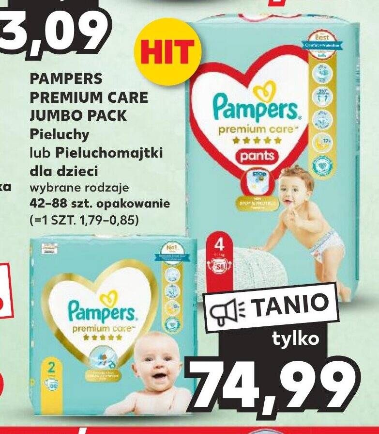 pudlo pieluch pampers w kaufland