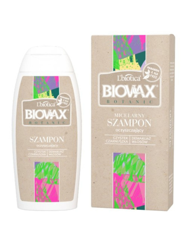 szampon oczyszczający biovax micelarny