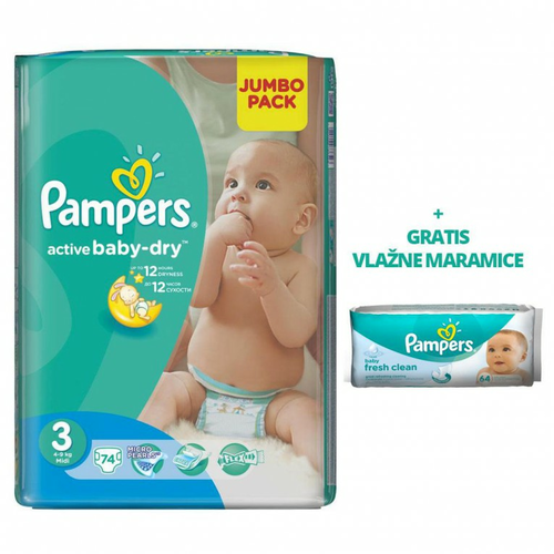 pampers active baby dry 3 74