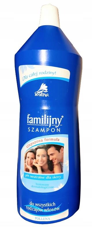 familijny biały szampon do wszystkich rodzajów włosów
