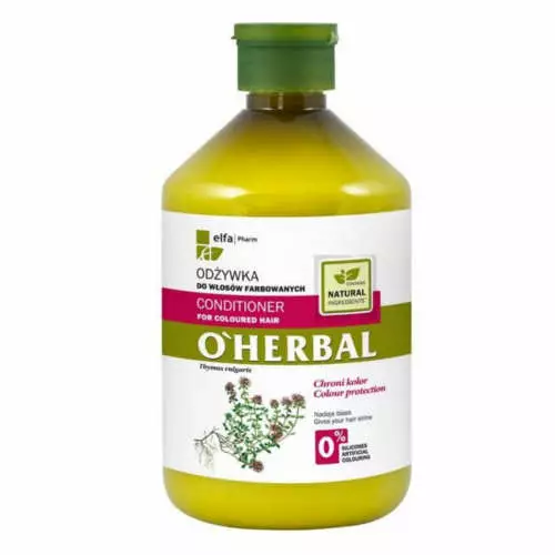 oherbal odżywka do włosów farbowanych