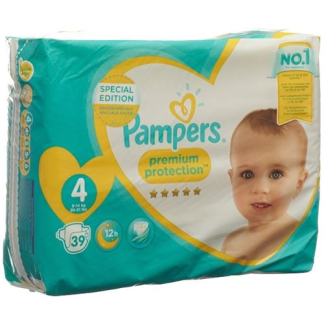 pampers premium protection size 4 39