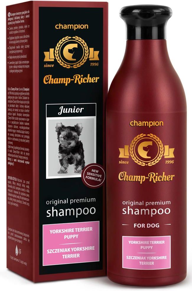 champ-richer szampon szczenięta rasy yorkshire terrier 250 ml