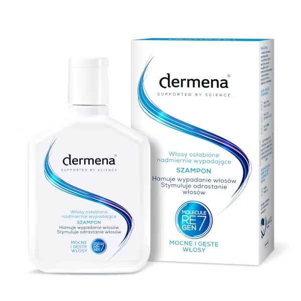 szampon dermena zapobiegający wypadaniu włosów i stymulujący odrastanie