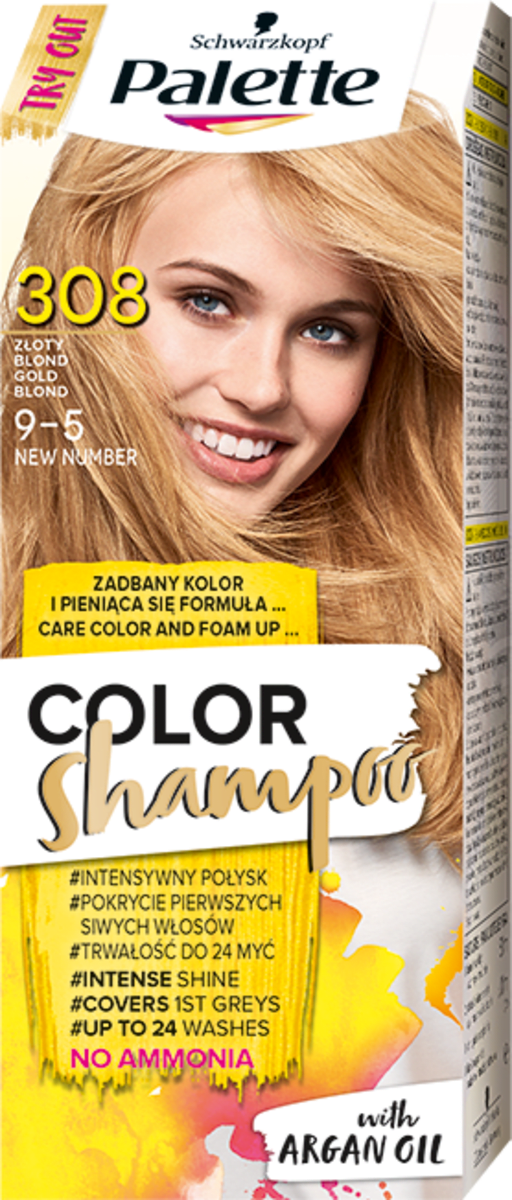 szampon palette blond złoty