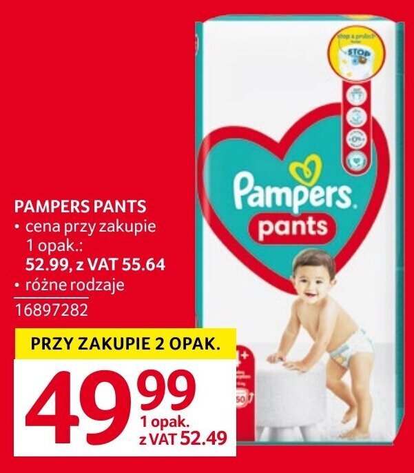 pampers pants w promocji