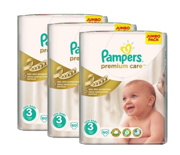 pampers premium care 3 240