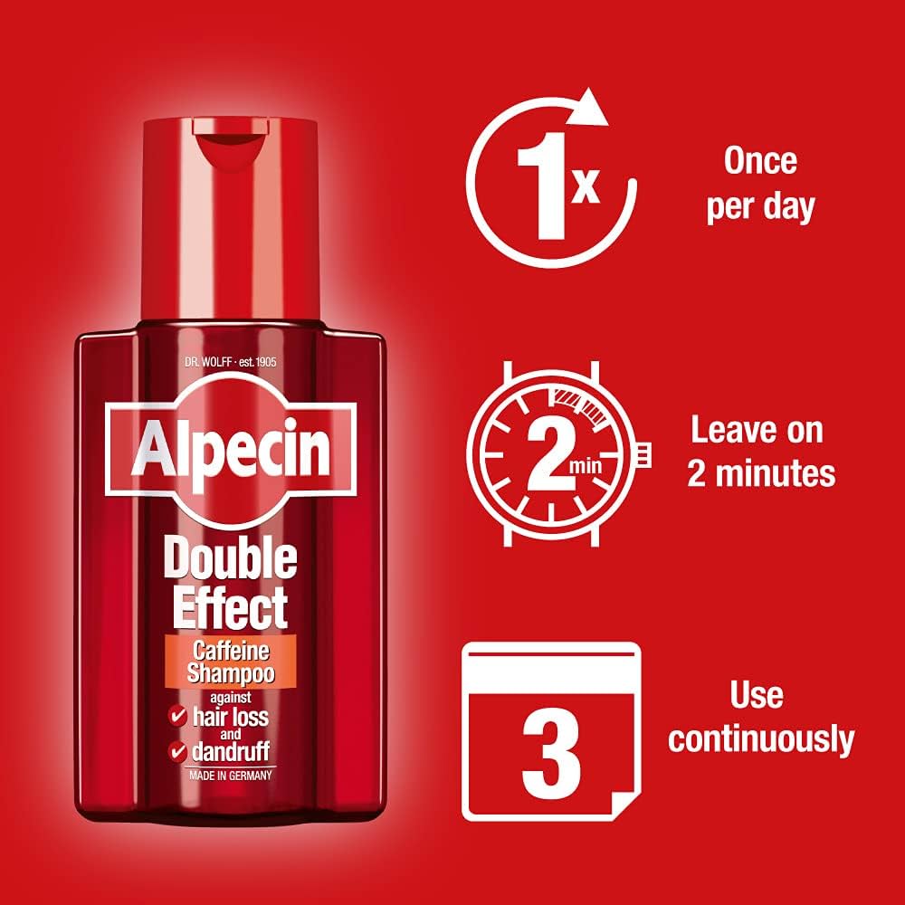 alpecin double effect szampon kofeinowy o podwójnym działaniu 200 ml