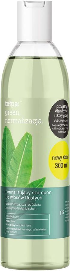 tołpa green normalizacja normalizujący szampon do włosów tłustych 300 ml