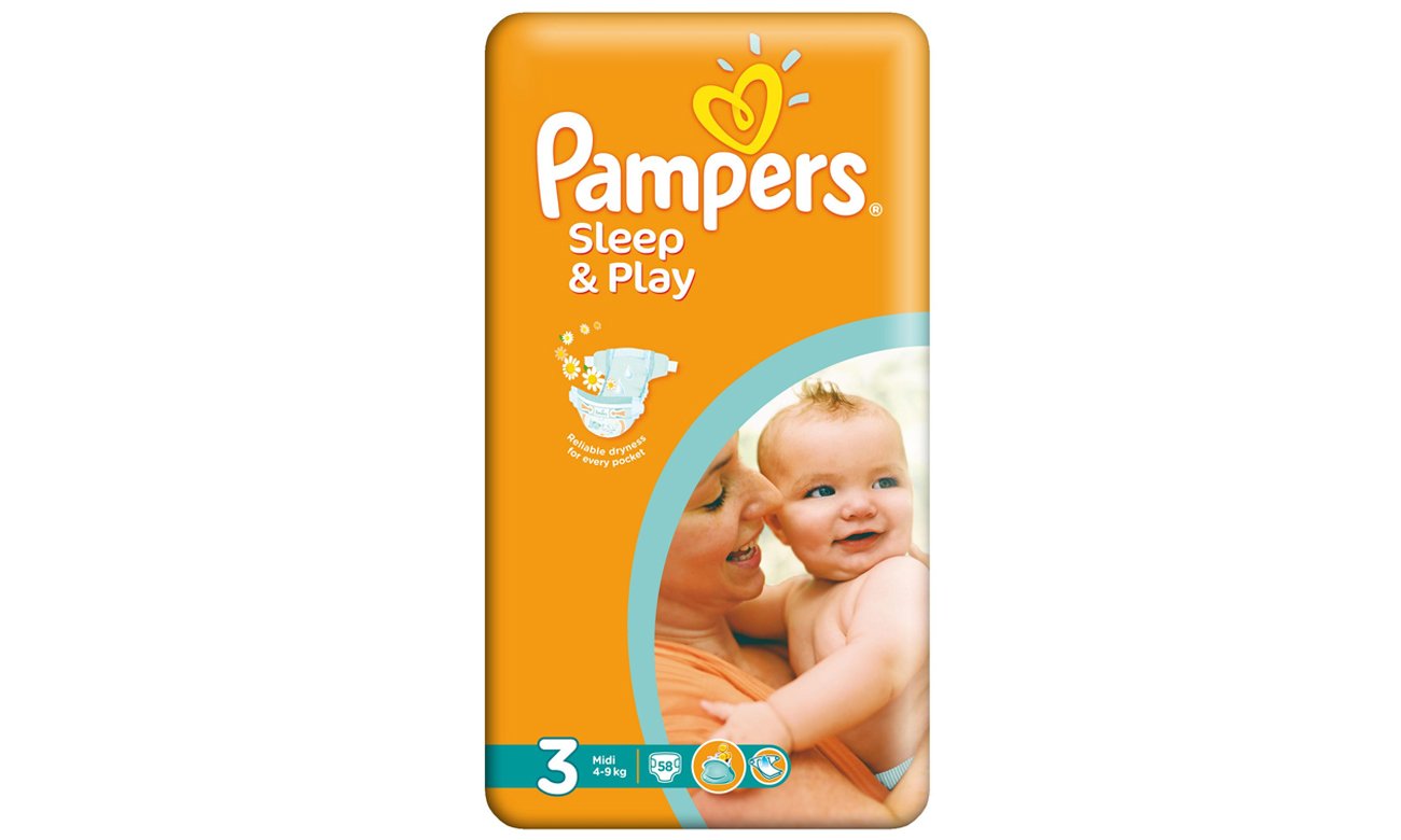 pampers sleep&play pieluchy 3 midi