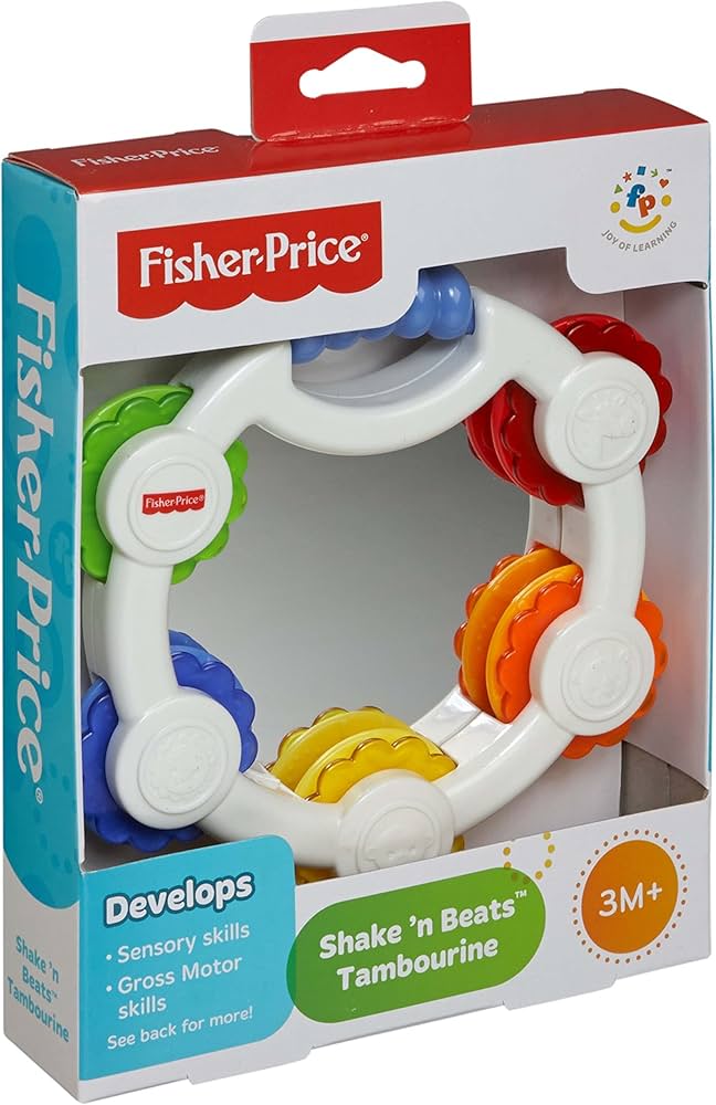 Tamburyn-grzechotka Fisher Price BLT37 dla niemowląt