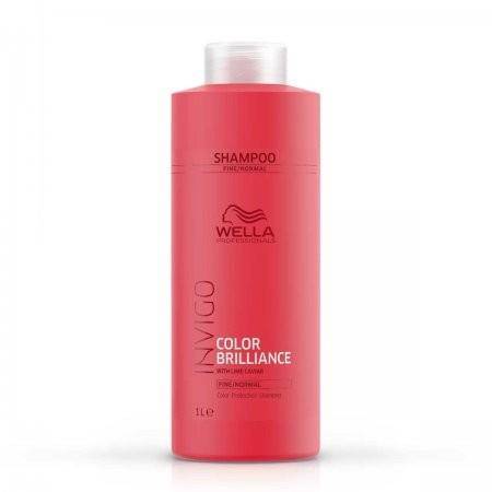 wella brilliance szampon do włosów farbowanych cienkich i normalnych 1000m