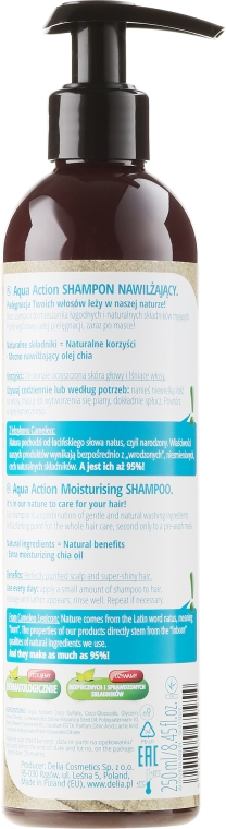 cameleo natural aqua action nawilżający szampon wizaz