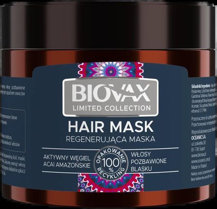 biovaxlimited collectionregenerująca maska do włosów suchych i zniszczonych