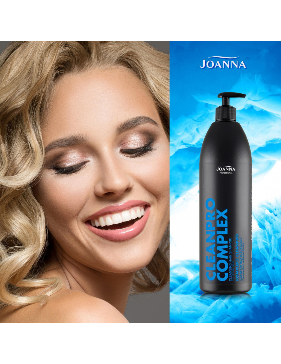 joanna professional szampon do włosów oczyszczający 1000ml