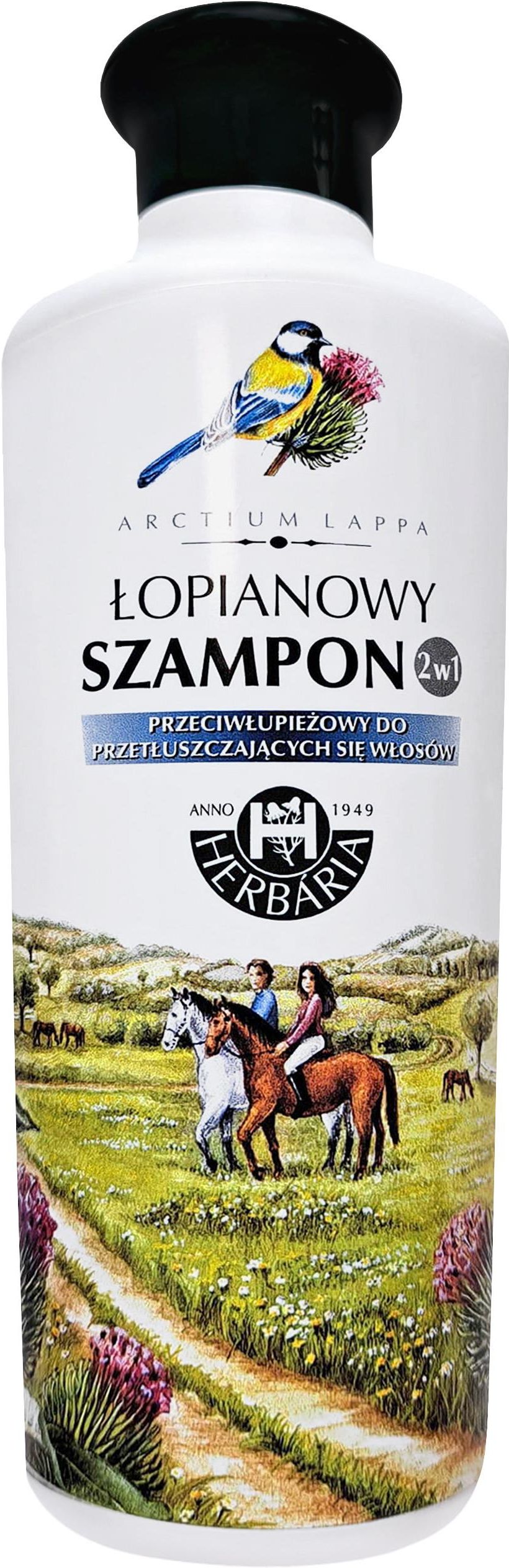 delikatny szampon do włosów łopianowy