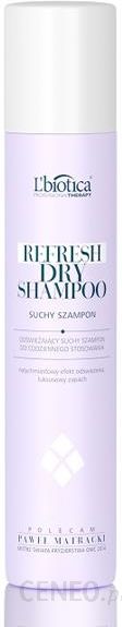 l biotica professional therapy refresh dry shampoo suchy szampon odświeżający