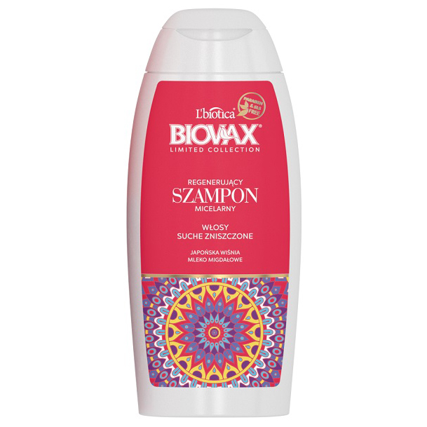 biovax japońska wiśnia szampon silikony