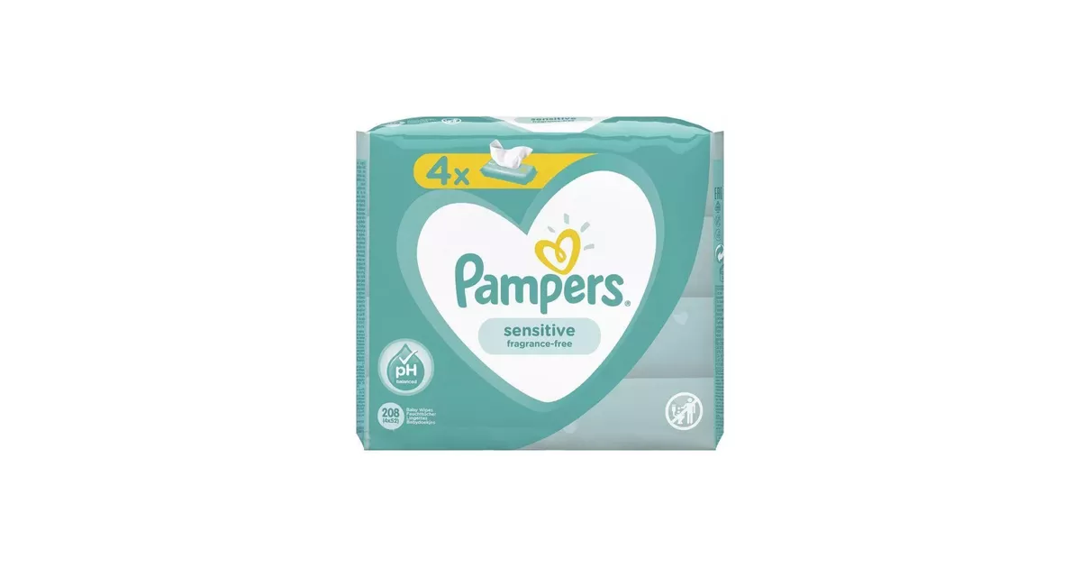 pampers sensitive fragrance free skład