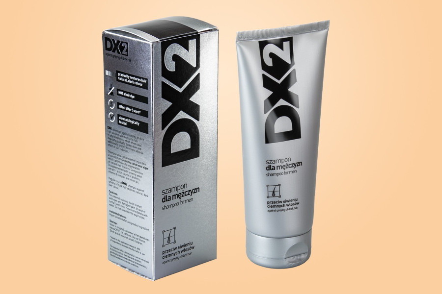 szampon dx 2 jak działa na siwe włosy