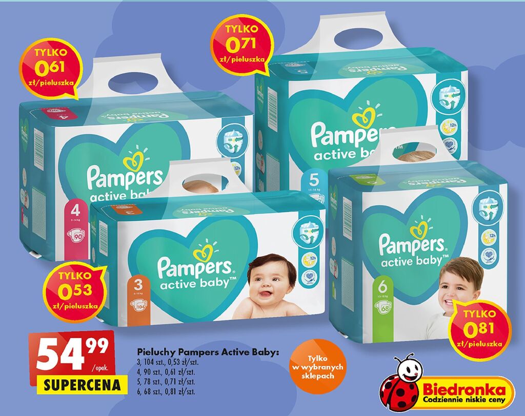 pampers 5 biedronka