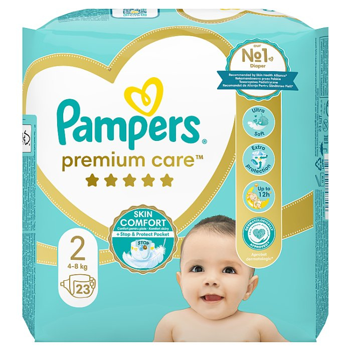 pieluchy pampers care 2 mini