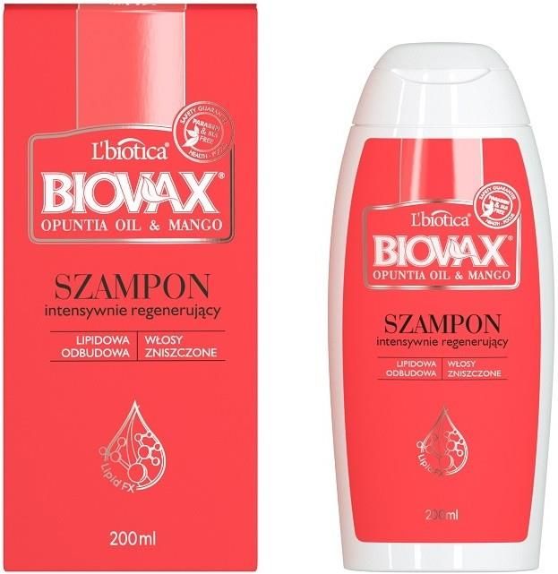 biovax opuntia mango szampon 200ml odżywka 200ml opinie