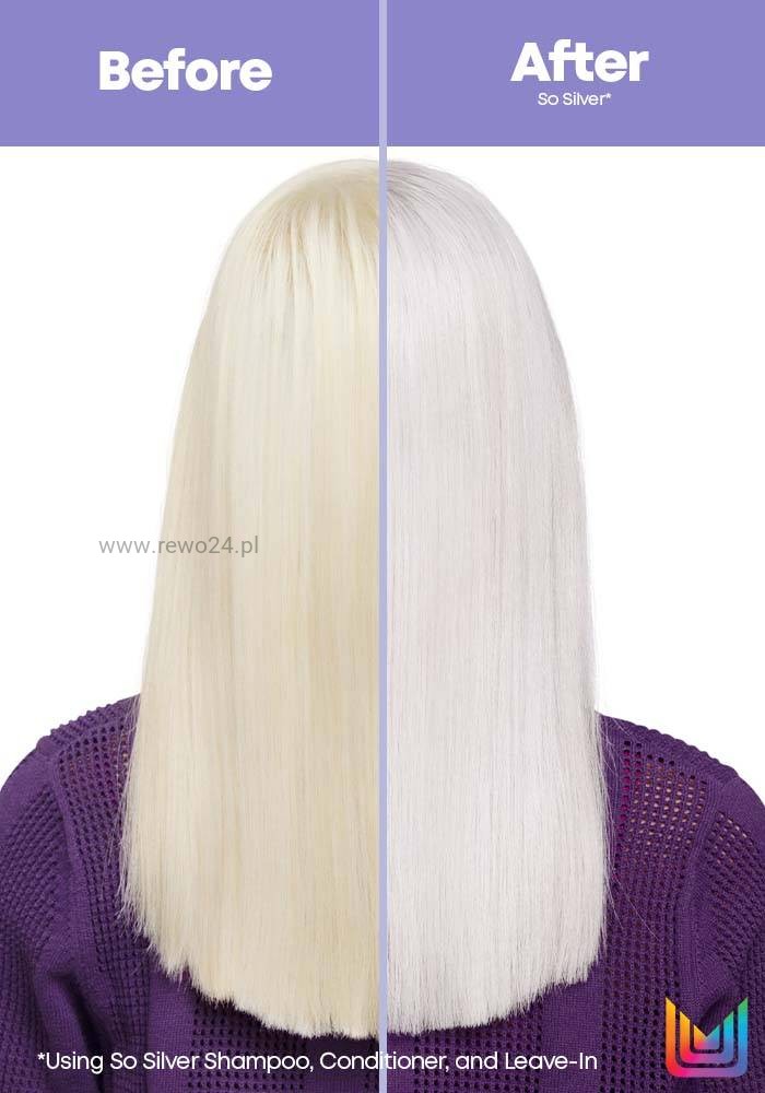 matrix color care so silver szampon fioletowy do włosów blond