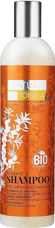 szampon nadający włosom blask natura estonica bio sparkling shine shampoo