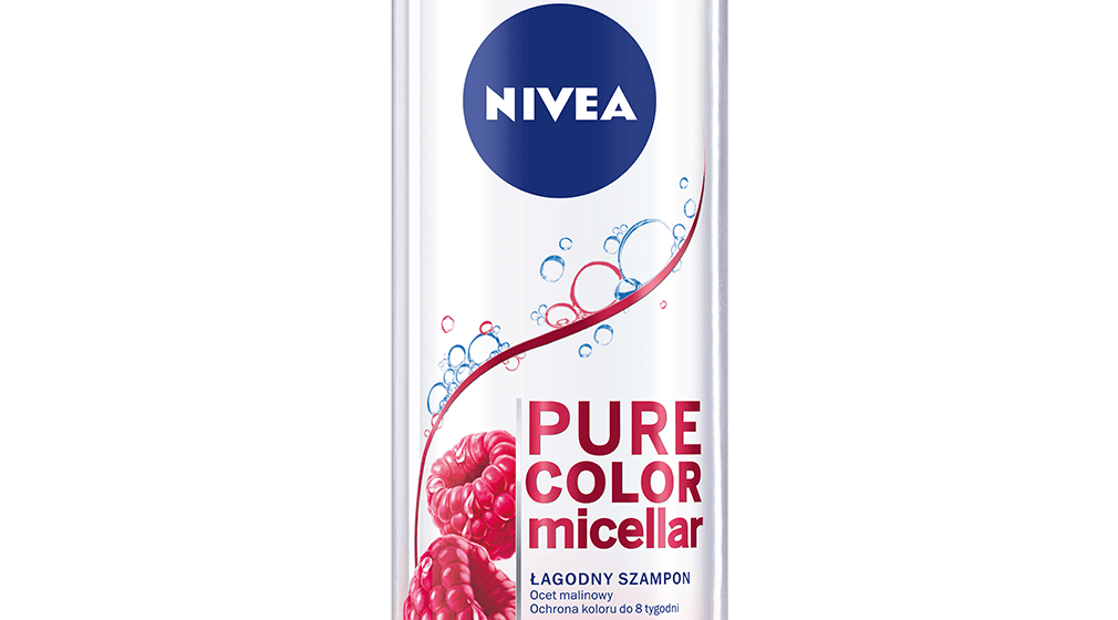 nivea szampon micelarny malinowy