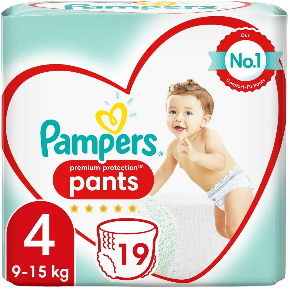 pampers premium active fit nappy pants size 4