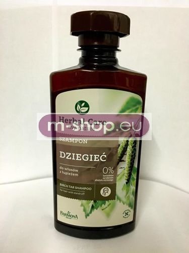 farmona herbal care szampon do włosów z łupieżem dziegieć