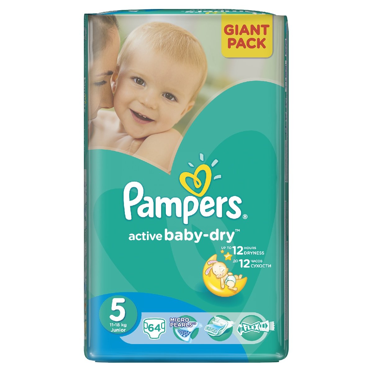 pampers active baby-dry rozmiar 5 junior 11-18kg 150 sztuk