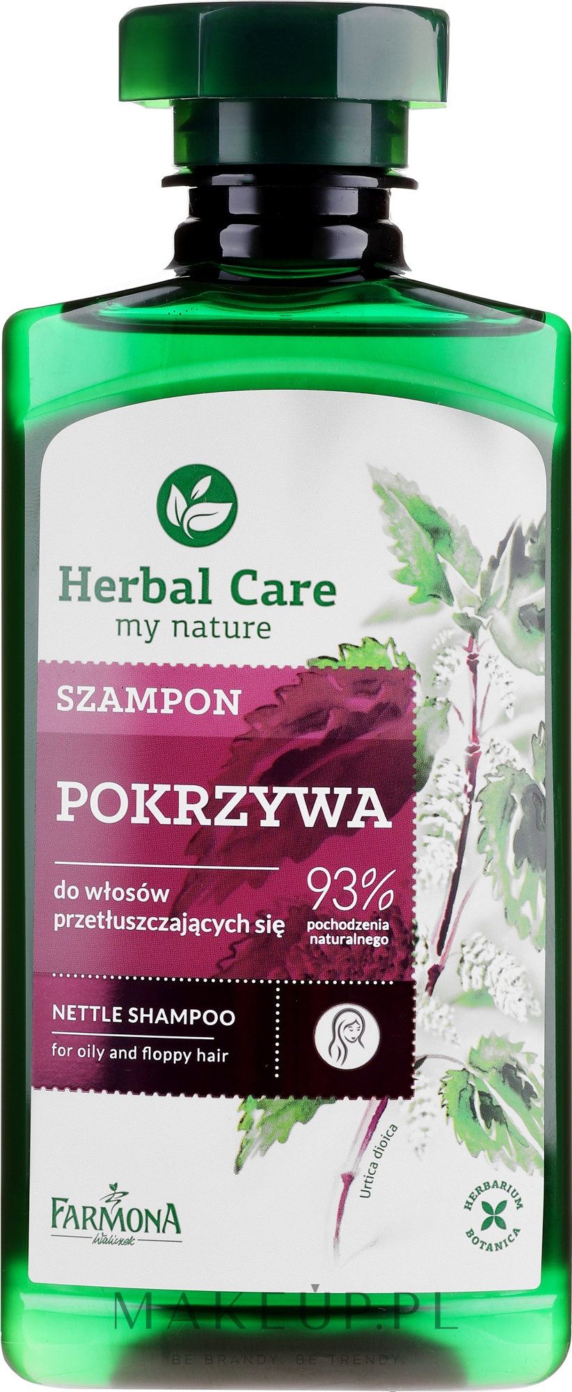 szampon herbal care z pokrzywą