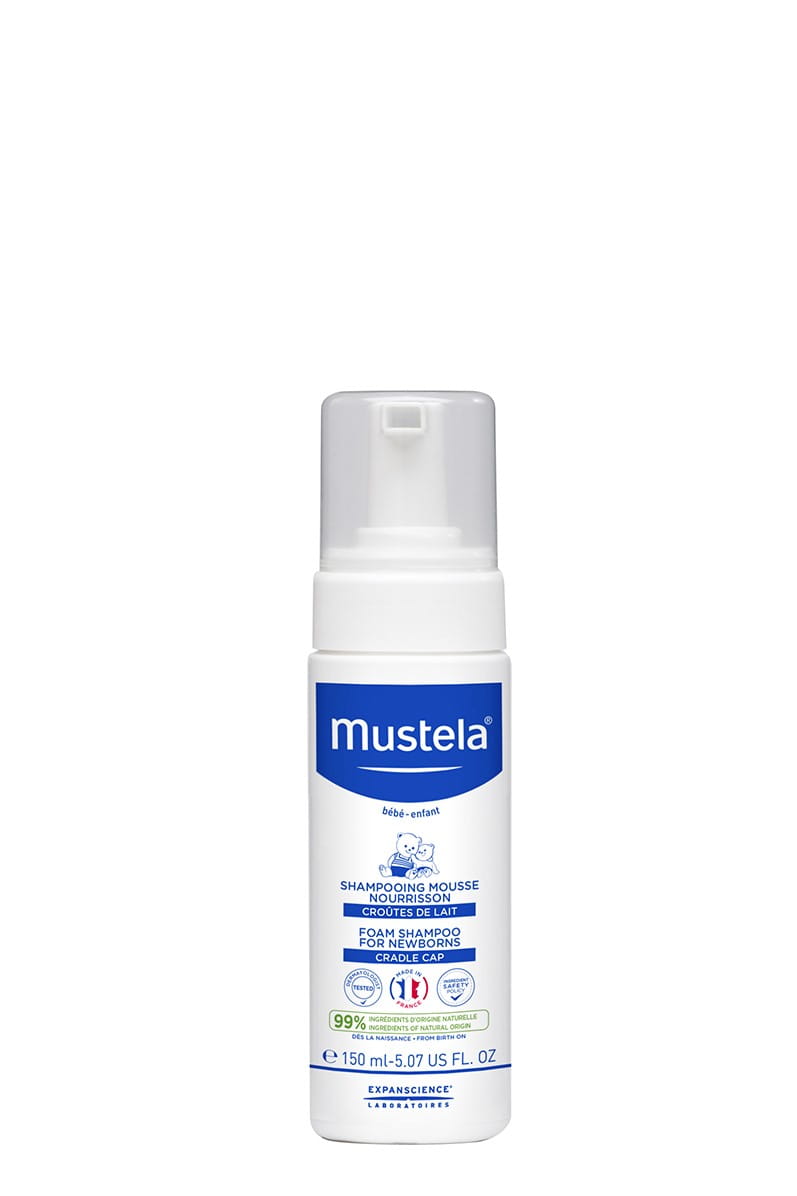 mustela szampon w piance dla niemowląt