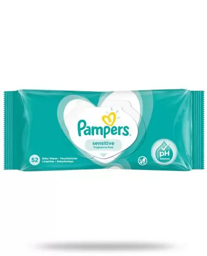 chusteczki pampers sensitive fragrance free apteka