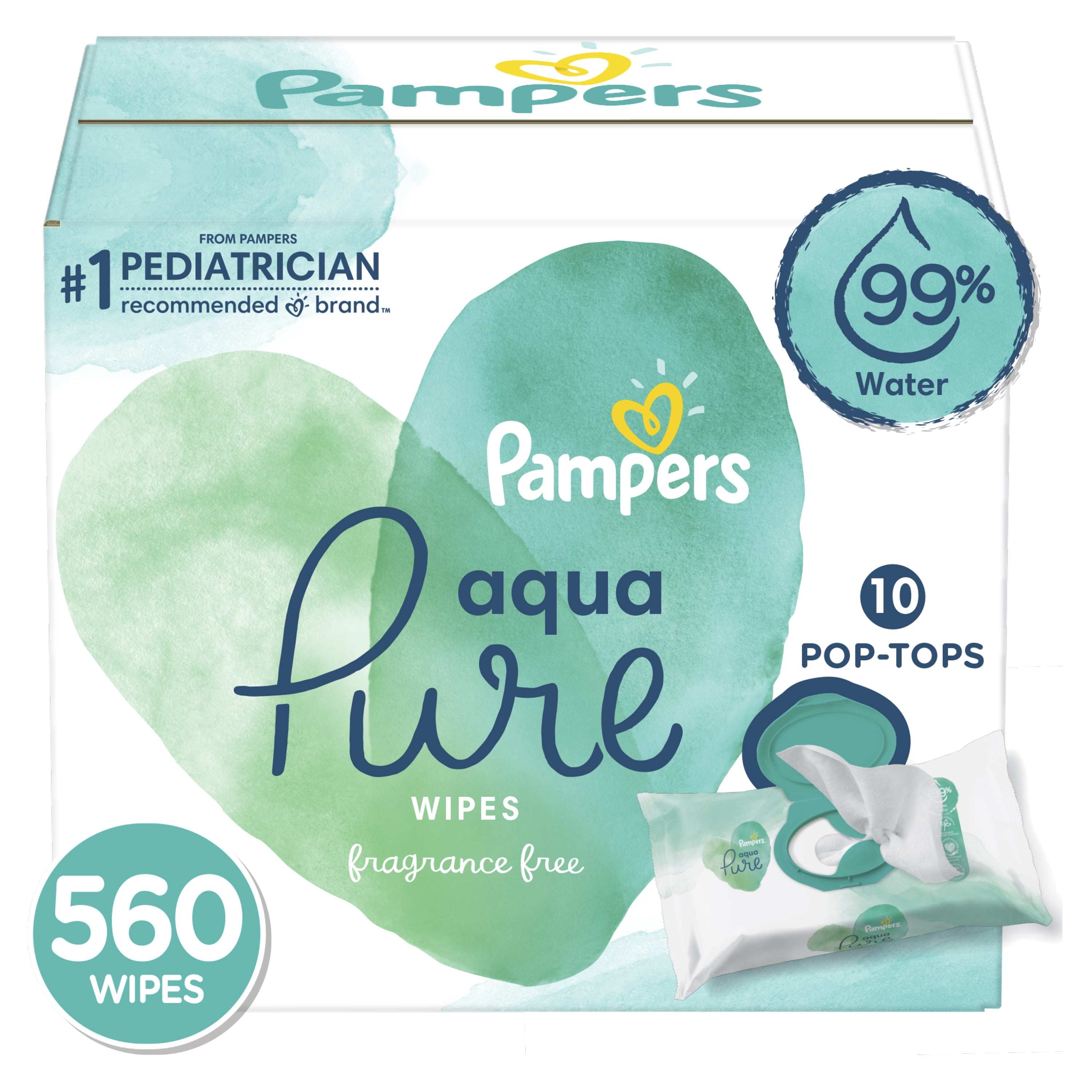 pampers aqua pure wipes review