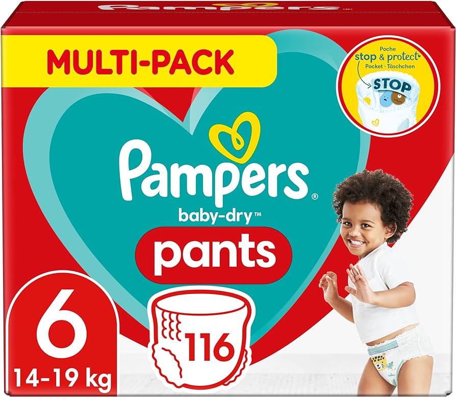 pampers ze sciagaczem i bez