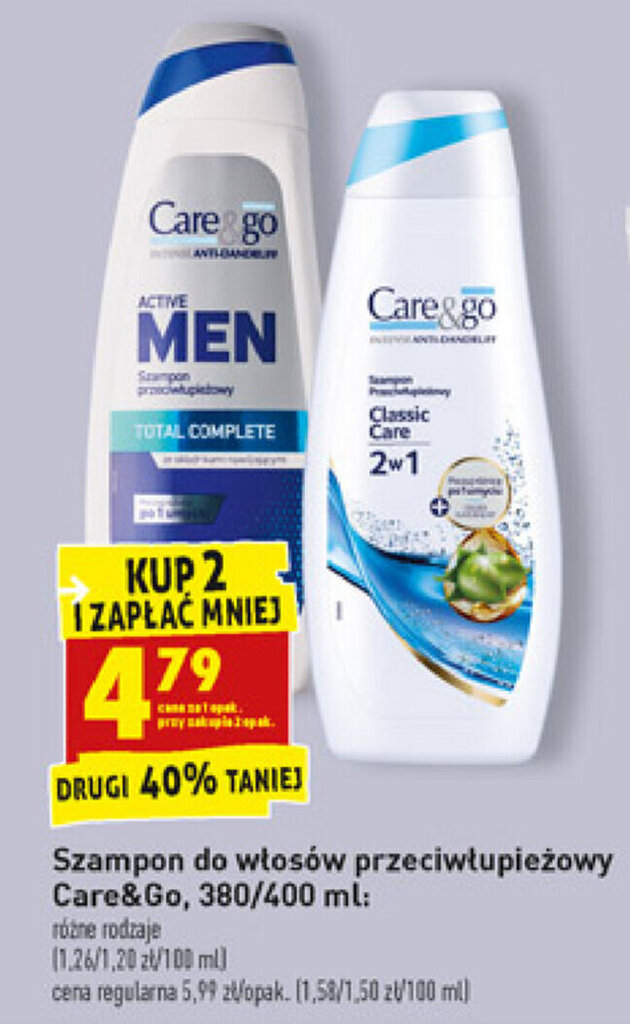 szampon care & go biedronka cena