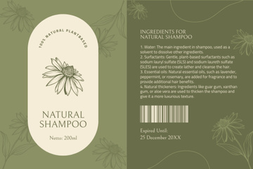 herbal szampon etykieta
