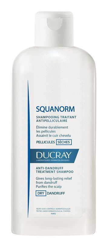 ducray squanorm szampon przeciwłupieżowy łupież tłusty skład