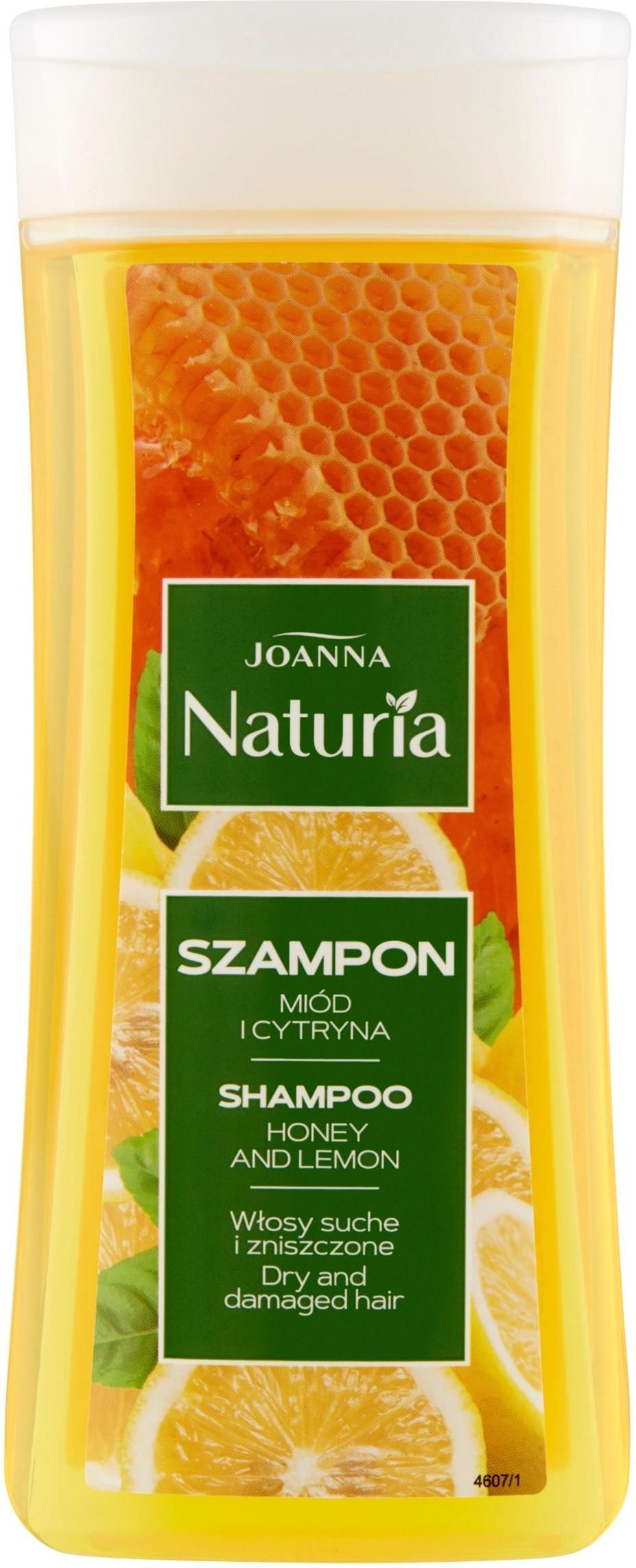 joanna naturia szampon do włosów z miodem i cytryną