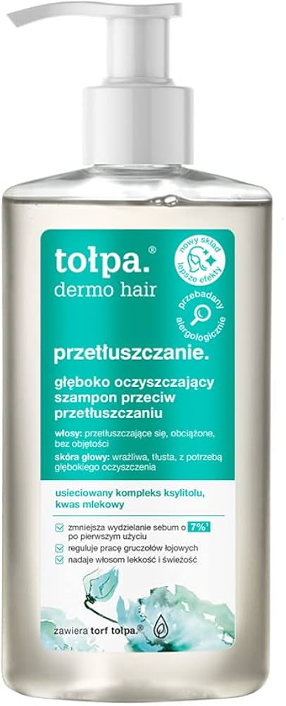 tołpa dermo hair głęboko oczyszczający szampon przeciw przetłuszczaniu 250ml