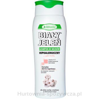 biały jeleń szampon hipoalergiczny z bawełną warszawa